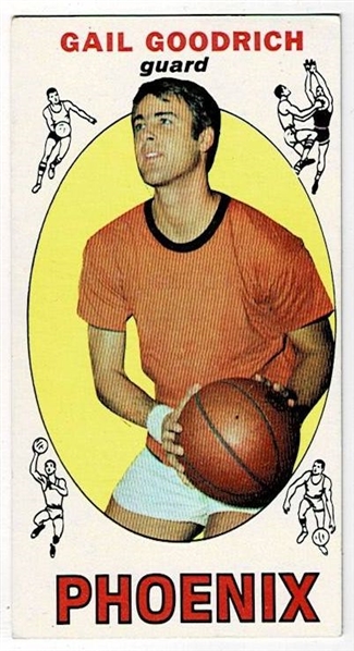 1969 Topps Basketball #2 Gail Goodrich - Phoenix Suns RC